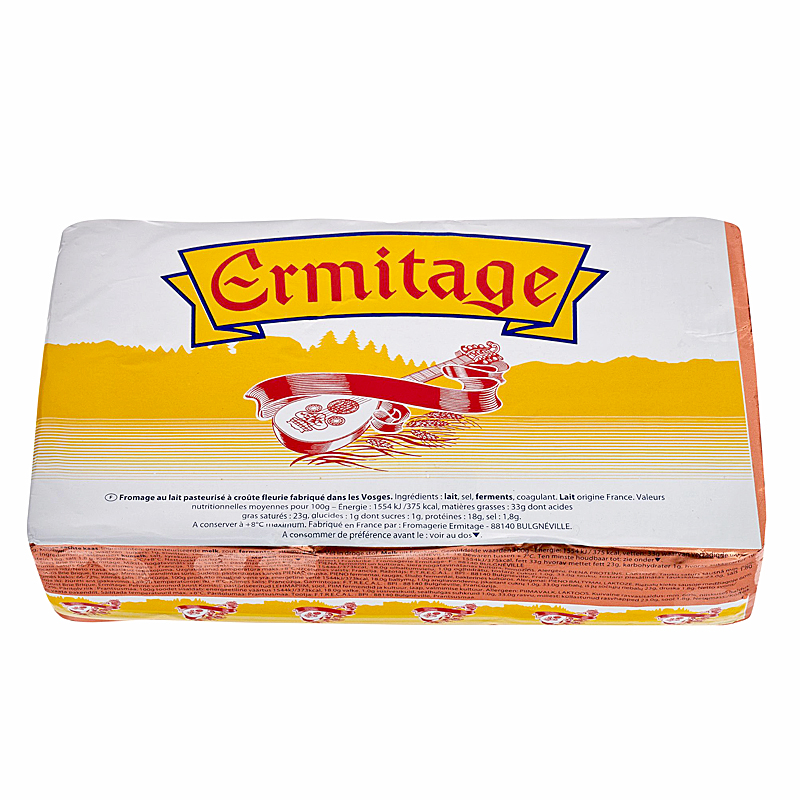 QUESO BRIE RECTANG. 2/1,5 Kg aprox.  (Precio/Kg)
